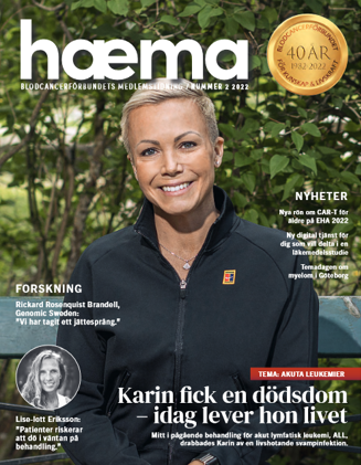 Haema nr 2 2022 omslagsfoto av Susanne Kronholm