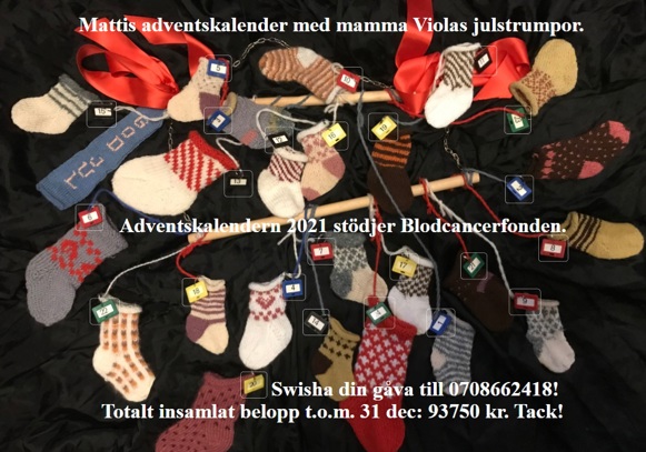 Mattis adventskalender med ljudluckor