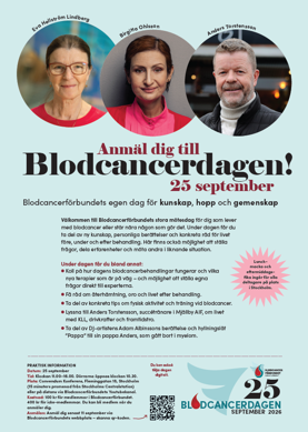 affisch Blodcancerdagen 2026