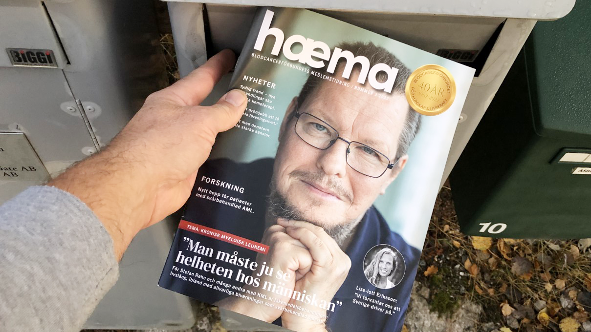 Haema Nr 3 2022 I Postladan Omslag Med Stefan