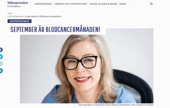 Bild Debattartikel I SVD Bilagan Folkhalsosverige Sofia Segergren September 2025