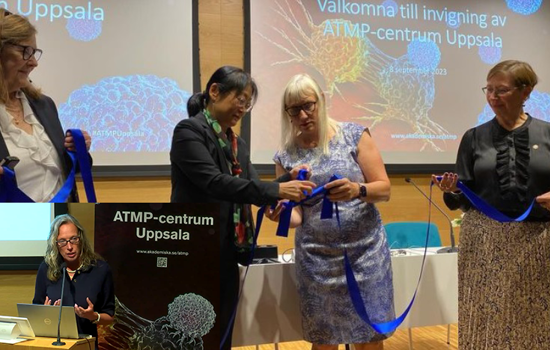 Invigning Bandknytning ATMP Centret Uppsala 2023 Med Lise Lott Montage