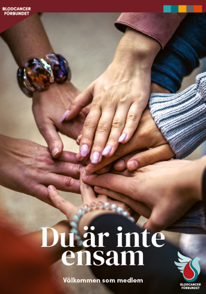omslag du är inte ensam medlemsfolder BLCF