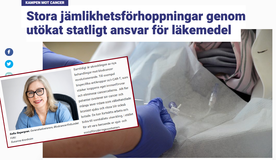 Kampen Mot Cancer Febr 26 Lakemedelsdistribution Genrebildmontage