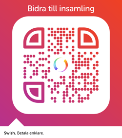 QR-kod swish Blodcancerfonden