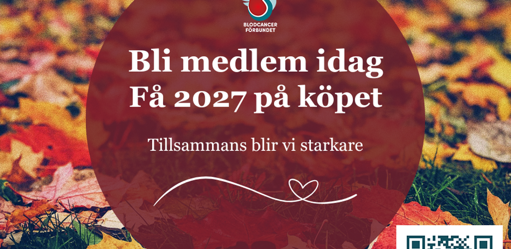 Bli Medlem Kampanj 2 Med Logotyp Och Qrkod Till Medlemssidan