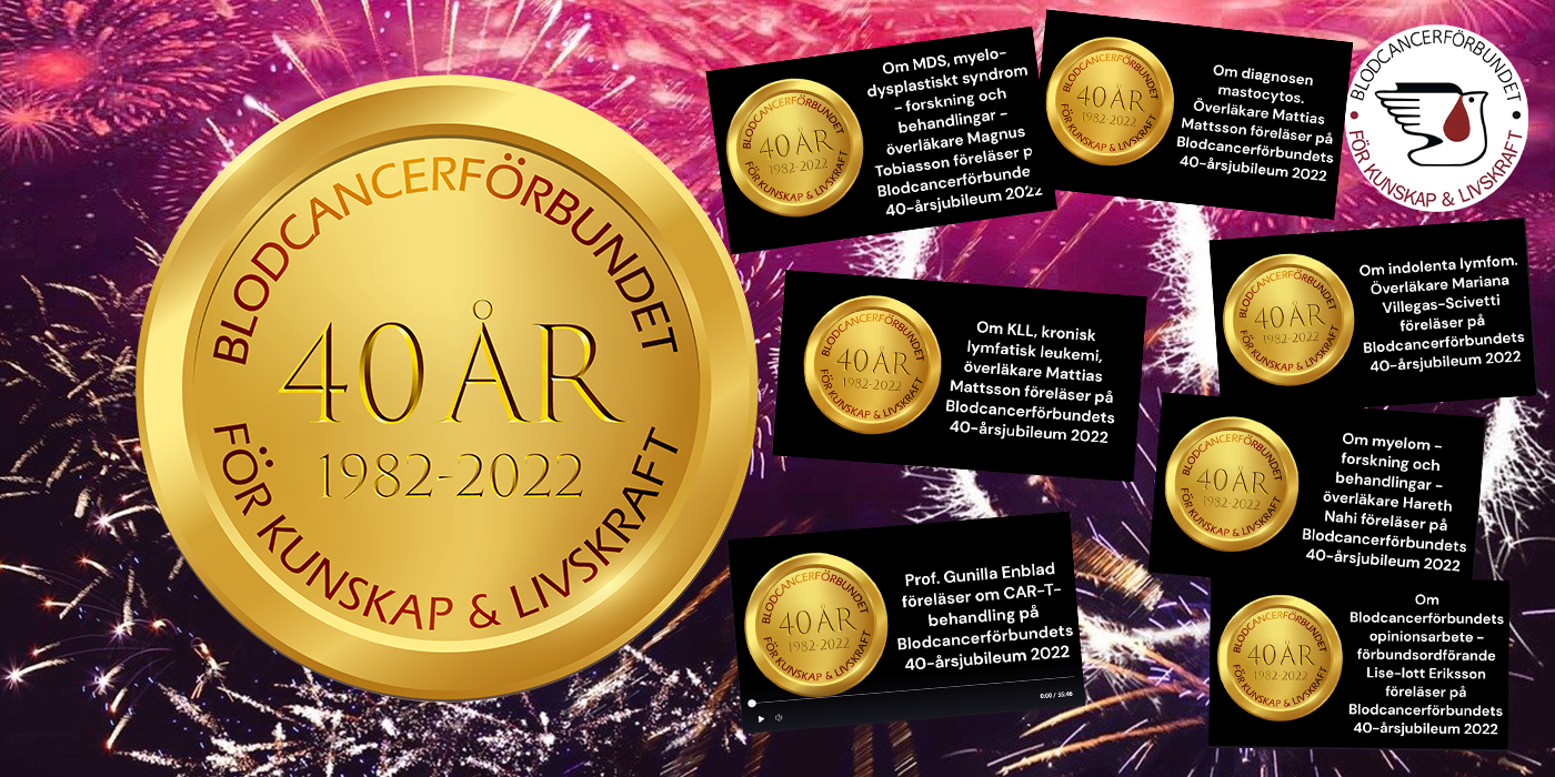 BLCF 40Ar Medalj Och Hjarta O Rund Logga Med Monterade Startbilder Videoforelasningar