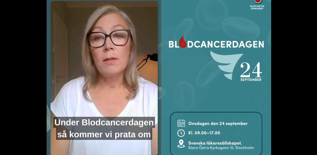Startbild Blodcancerdagsinbjudan Av Sofia 2025 Videoklipp