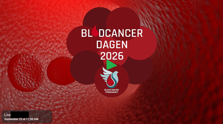 startbild videostream blodcancerdagen 2026