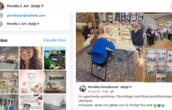 Varmland Akvarellmalning 2026 M Pernilla