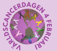 Världscancerdagen logotype 4 februari