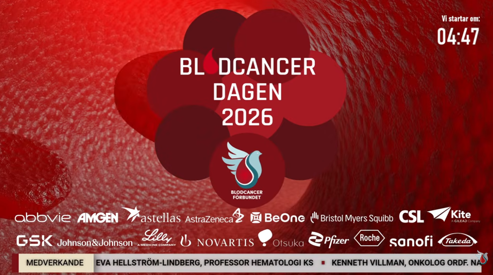 startbild inspelning blodcancerdagen 2026 m sponsorer