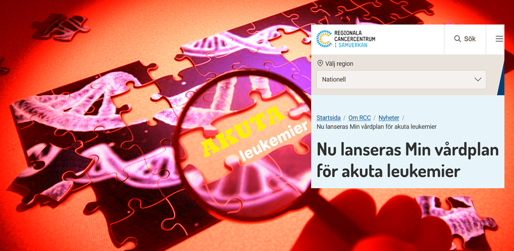 Leukemi Genrebild Pussel Gener Dnaspiral Forstoringsglas RCC Min Våprdplan