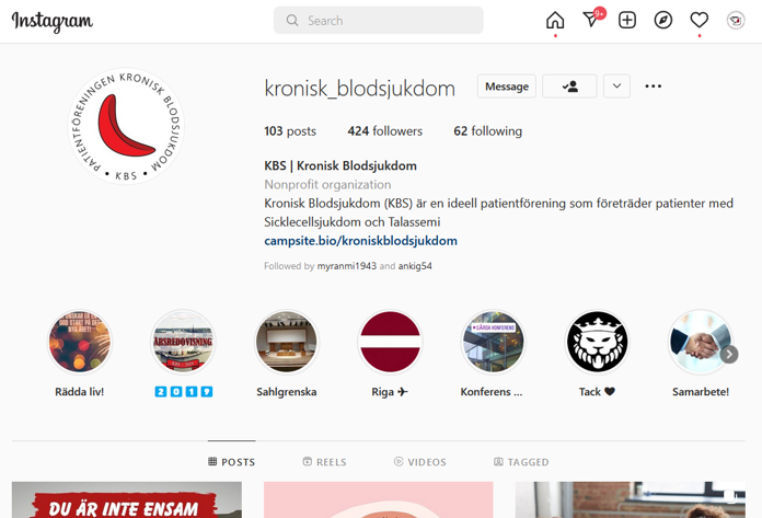 KBS Instagramsida