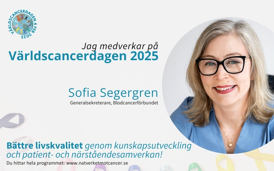 Sofia Segergren Medverkar På Varldscancerdagen 2025 Pushbild
