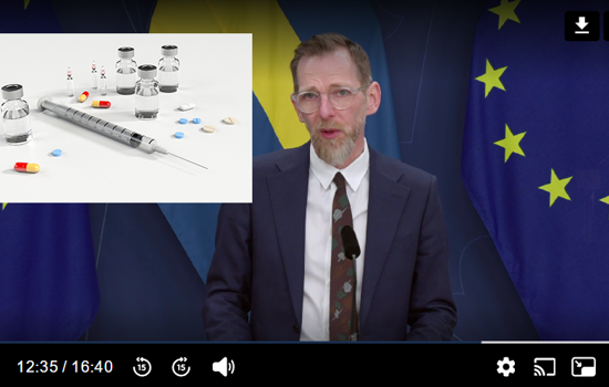 Socialminister Forssmed Regeringens Webb M Lakemedel Montage