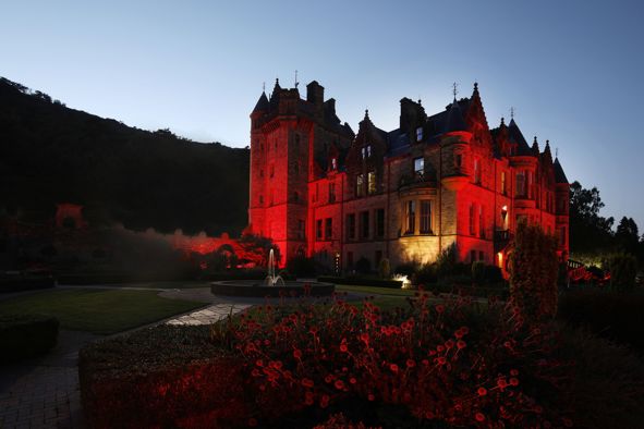 Belfast castle rött september