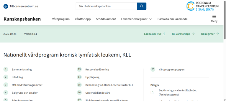 KLL varprogram RCC skarmdump