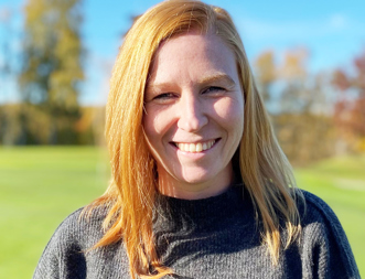 Anna Ingemarsson tf klubbchef Falkopings golfklubb